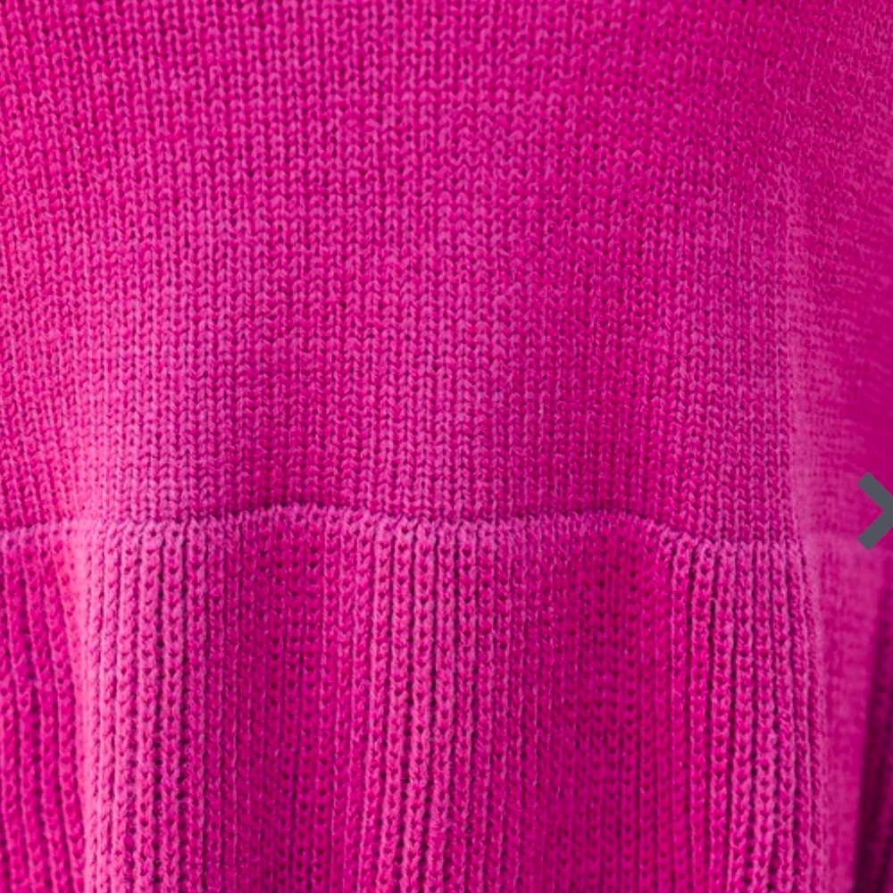 NWT GORGEOUS RASPBERRY SWEATER DRESS - Picture 4 of 6